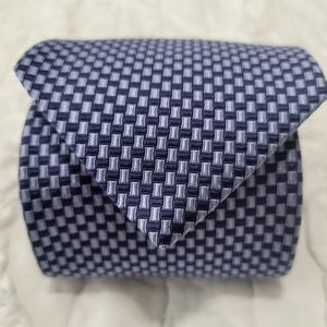 Brooks Brothers 100% Silk Tie Blue on Blue Brand New